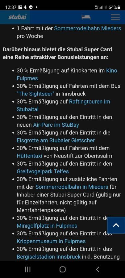 Ferienwohnung Robi Fulpmes Esterno foto